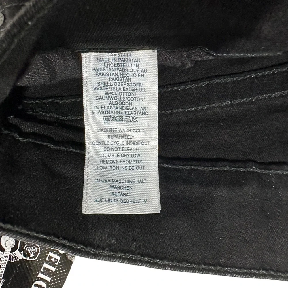 True Religion Buddha World Tour Geno Relaxed Slim Black Wash Jeans Sz 30x32 NWT - Picture 11 of 16